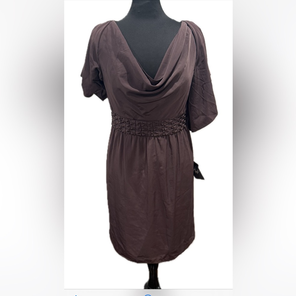 NWT Adriana paper Elegant Brown Women's Dress size 8
